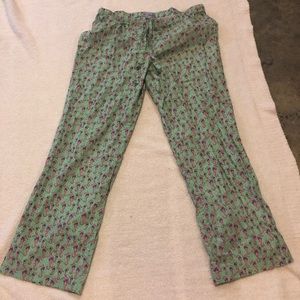 Pajama, lounge pants. Christmas, seahorse.